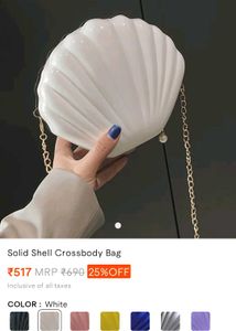 Unique Shell Crossbody Bag