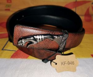 Jaguar Leather Belt