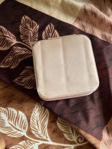 Stylish Beige Cosmetic Pouch