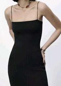 Black Spaghetti Strap Dress