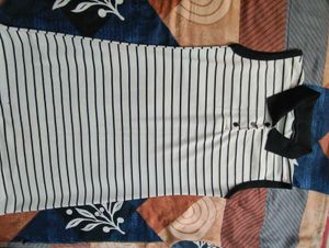Striped Sleeveless Mini Dress