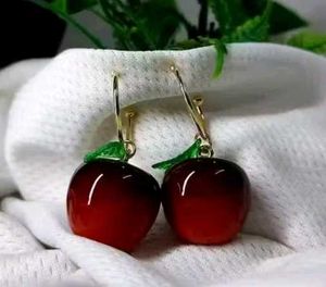 Cherry Drop Earrings