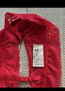 H&amp;M Lace Bralette - Red