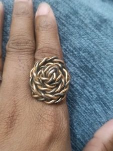 Unique Braided Rose Ring