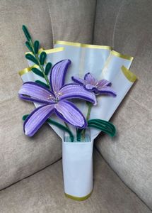 Handmade Purple Flower Bouquet
