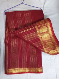 Elegant Red Saree