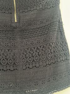 Black Lace Mini Skirt