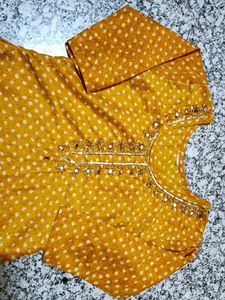 Yellow Kurta with bottom