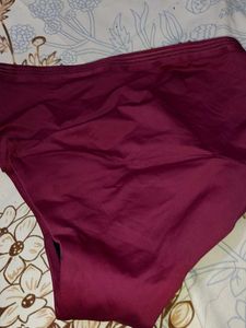 Burgundy Briefs period penty