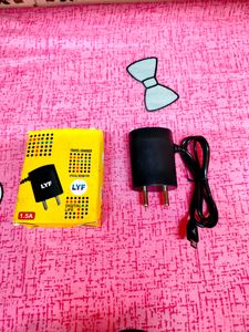 LYF Jio Mobile Charger (Black, Cable Included)
