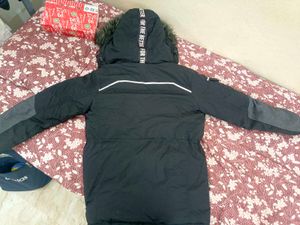 Stylish Black Padded Winter Jacket