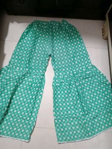 Green Polka Dot Kurta Set