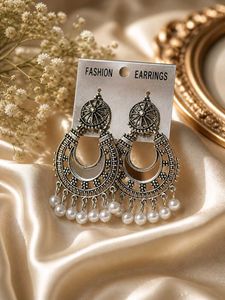 Bohemian Pearl Dangle Earrings
