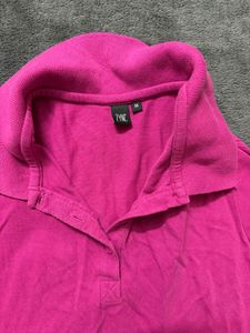 Hot Pink Polo Dress