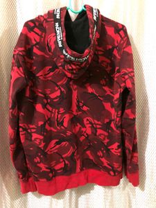 AAPE BAPE Red Camo Hoodie