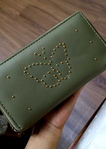 Cute Studded Butterfly Wallet