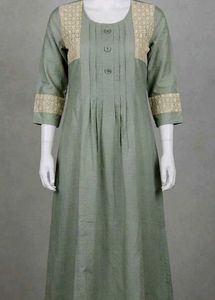 Maternity wear Kurta with Lace Detailing