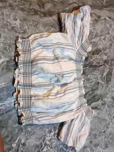 💗Striped Off-Shoulder Top💗