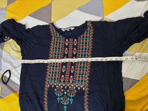 Preloved Navy Blue Kurta