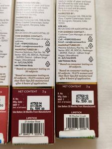Mamaearth &amp; Staze Lipsticks - Long Lasting Matte