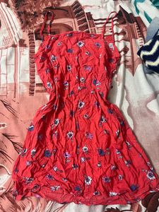 Cute Floral Print Summer Dress