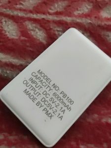 Pocket Power Bank ( Charge It For 2hrs , Can Use It For 13hours)