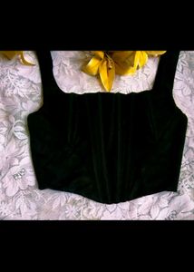 Stylish Black Corset Top