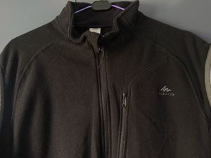 Quechua Decathlon Half  Black Fleece Vest