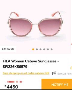 FILA Cateye Sunglasses