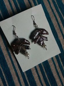 Leaf Drop Earrings