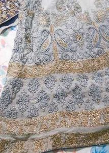 Designer Navy Blue sharara  Choli with Dupatta