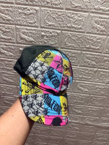 No Fear Skull Patchwork Baseball Cap