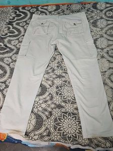 Men's Beige Cargo Pants