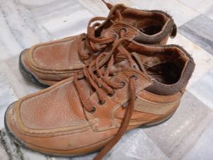 Men's Casual Brown Leather Shoes