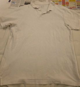 Primark Men's Classic White Polo T-Shirt