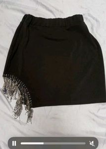 Sparkly Chain Mini Skirt