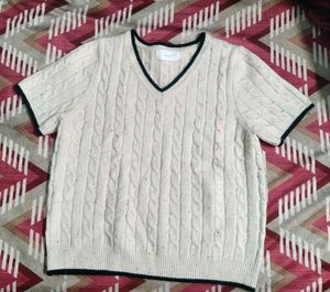 Cozy Cable Knit V-Neck Sweater