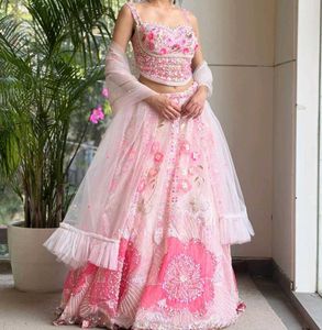 ✨️Blossom Mist Pdp Lehenga with Sequin, Bead Work✨