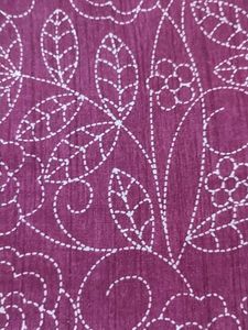 Elegant Purple Saree with Intricate Designs