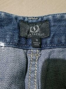 Denim Roll-Up Shorts