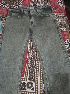 Men's Acid Wash Denim Jeans