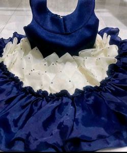Cute Navy Blue Party Dress