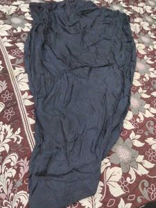 Dark Blue Embroidered Dupatta