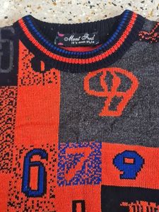 Colorful Kids' Knit Sweater