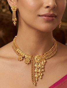Elegant Goldplated Necklace & Earring Set