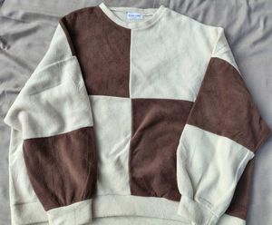 Cozy Two-Tone Pullover