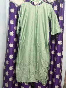 Green Embroidered Kurta Set with Dupatta