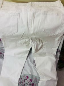 Classic White Denim Jeans