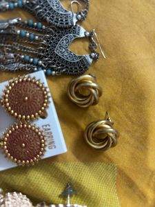 Bohemian Style Jhumka Earrings Set
