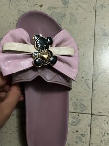 Cute Bow Detail Slides